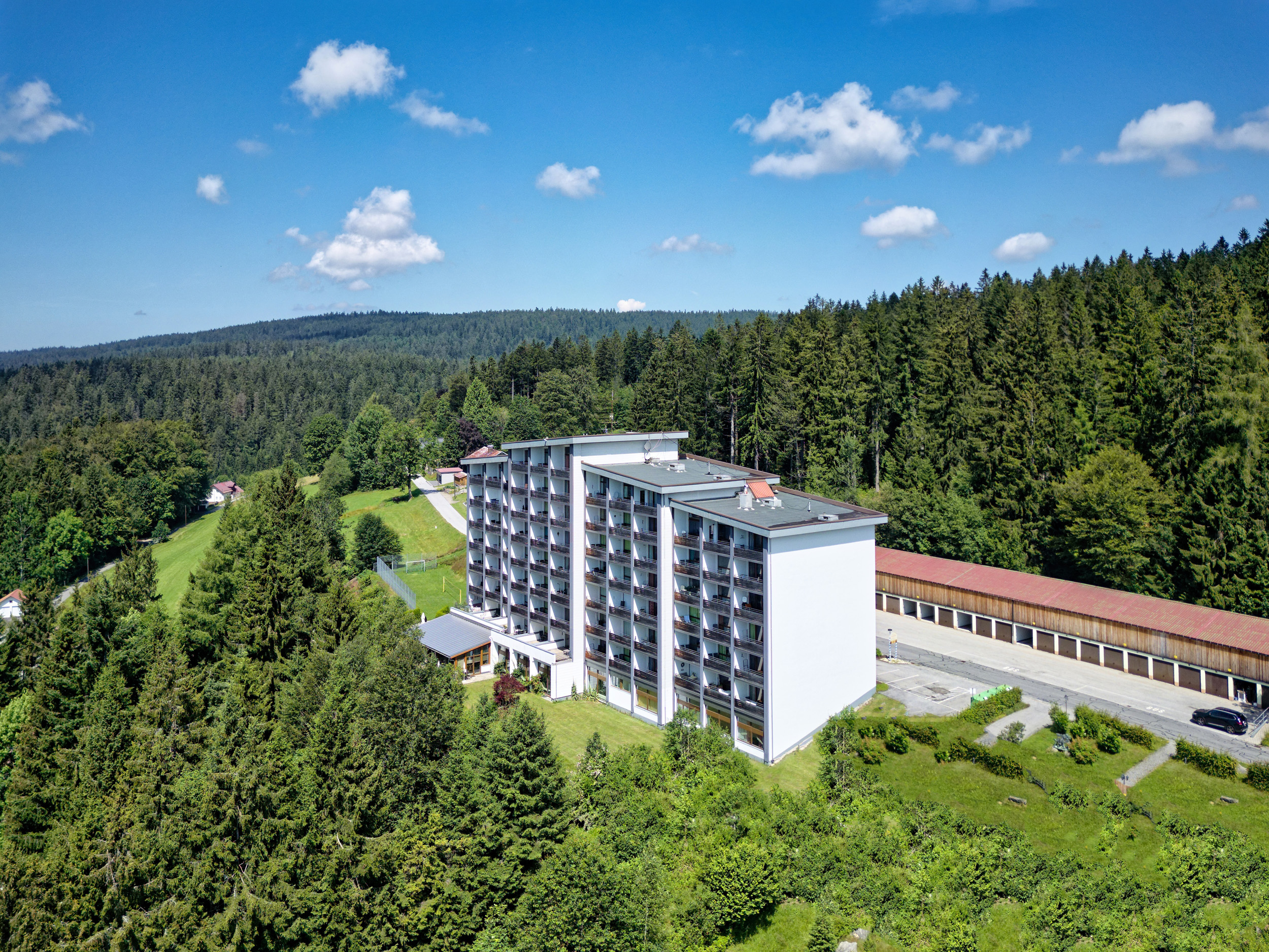 Anfahrt nach Altreichenau im Bayerischen Wald